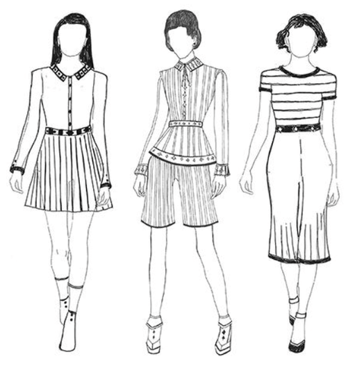 Pure gamine body type