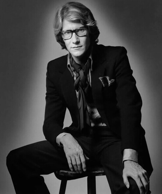 Fashion designer and founder of the Yves Saint Laurent fashion house