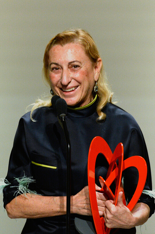 Fashion designer Miuccia Prada