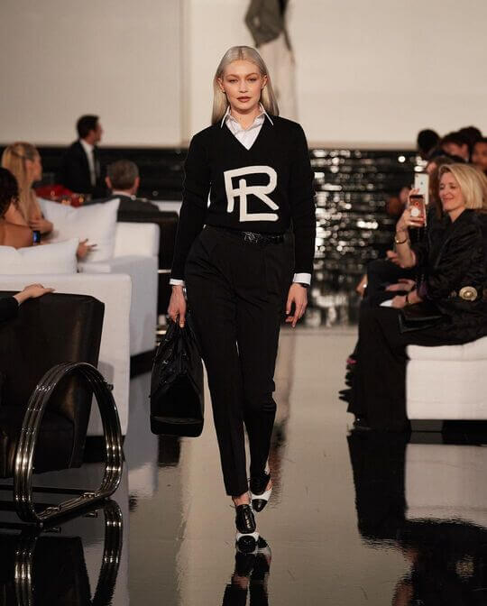 The Ralph Lauren fashion show