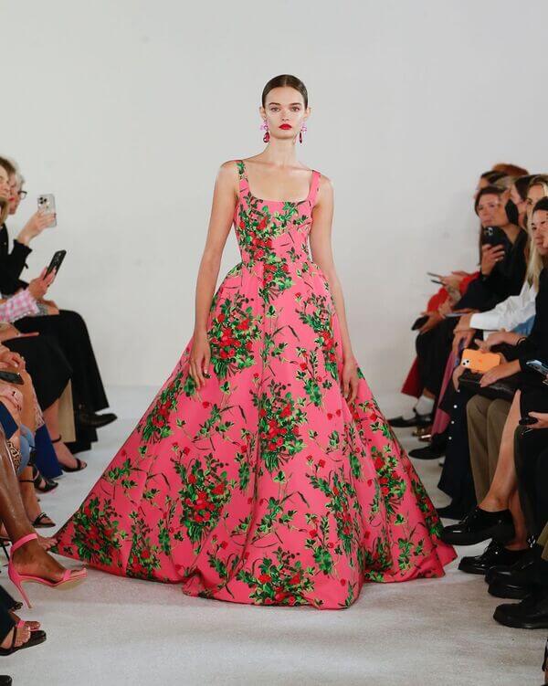 Carolina Herrera dress at New York Fashion Week