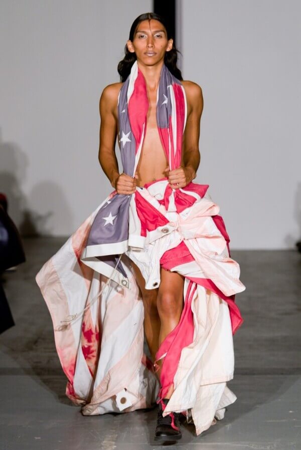 Vaquera dress at the Paris Fashion Week show