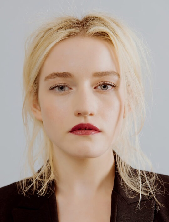 Julia Garner is a flamboyant gamine type