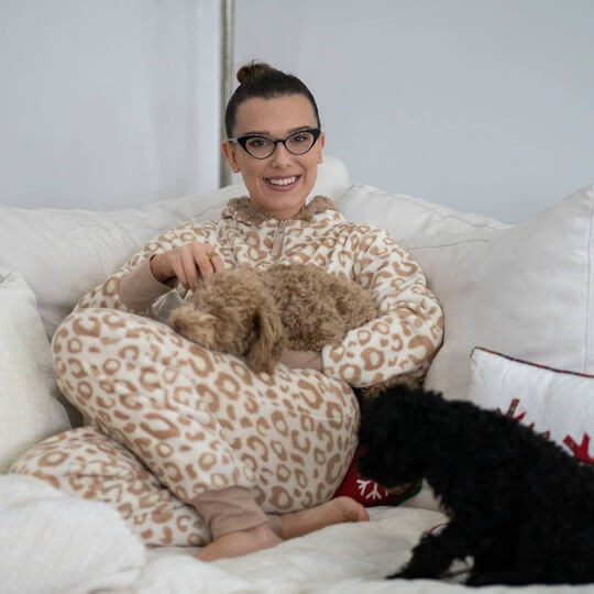 Fleece pajamas Millie Bobby Brown