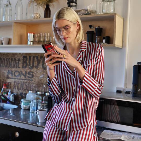 Pajamas as home clothes
