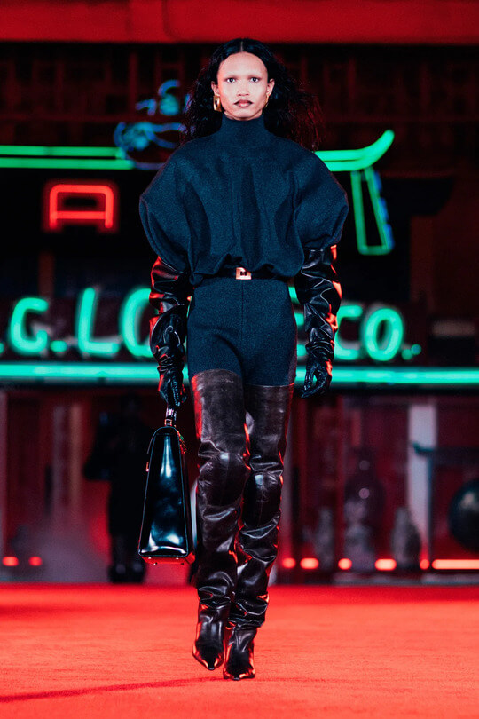 Booties at the Alexander Wang fashion show