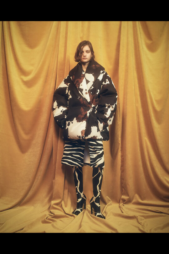 Fashionable boots with animal print by Dries van Noten