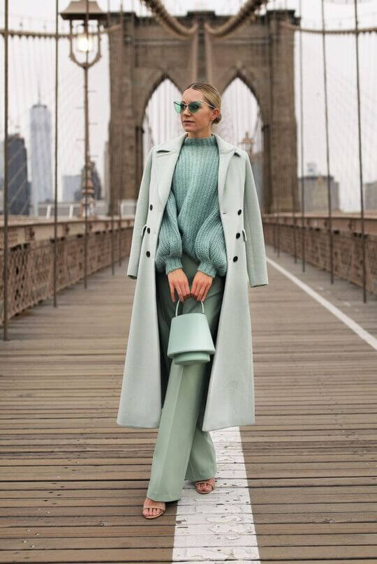 Mint Total look