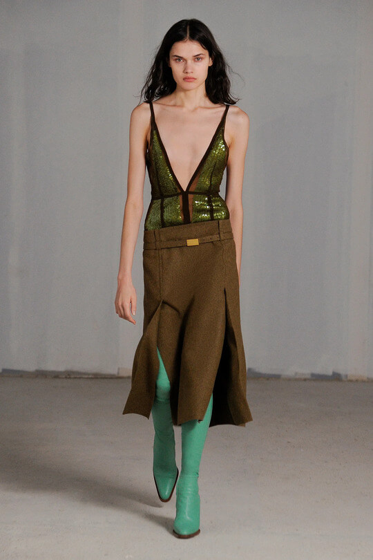 Bright boots from the new Victoria Beckham collection 2023