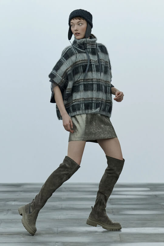 Suede boots from Brunello Cucinelli collection 2023