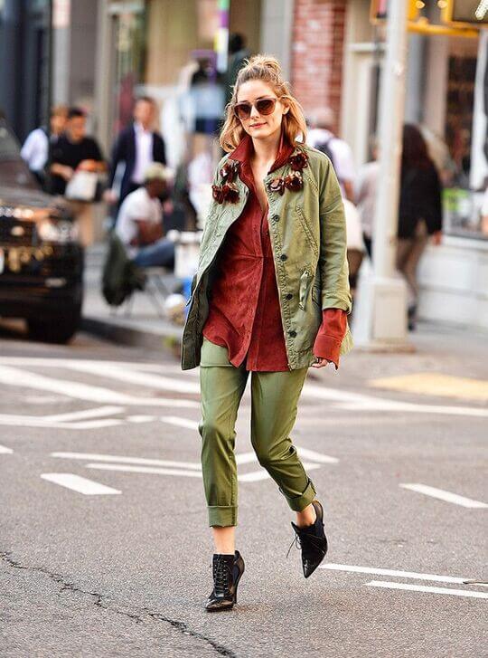 Green with splashes of gray and brown - the fashionable base color of spring 2023