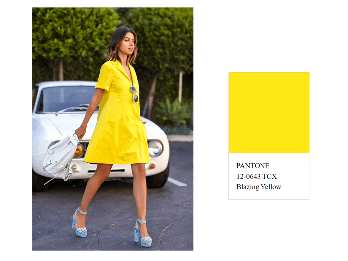 Blazing Yellow - Trend for Spring-Summer 2023