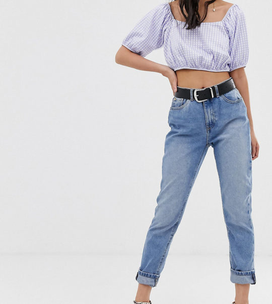 Belt with mom jeans