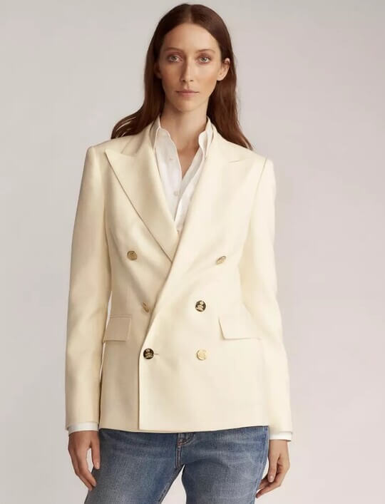 Ralph Lauren jacket for hourglass figure type