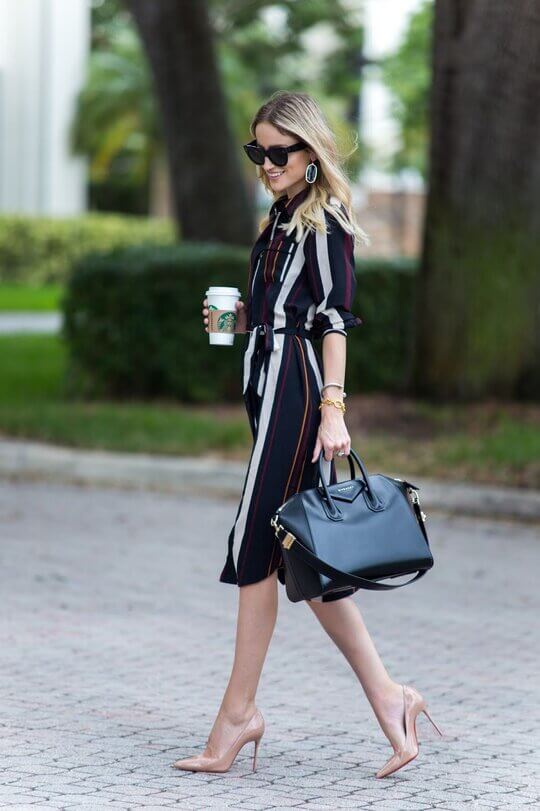 Heels in a look