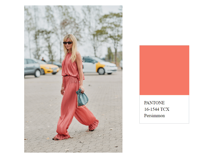 The color honey coral - a trend for spring 2023