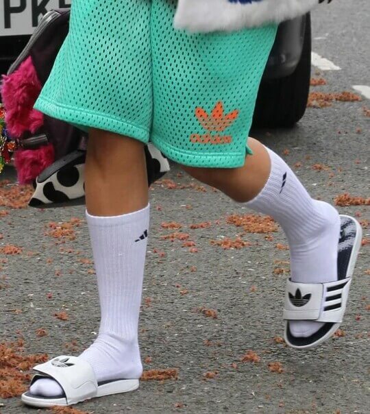 Socks with flip-flops