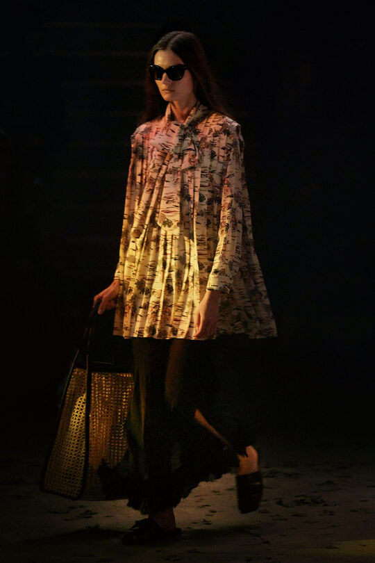 Mesh shopper from the Khaite collection