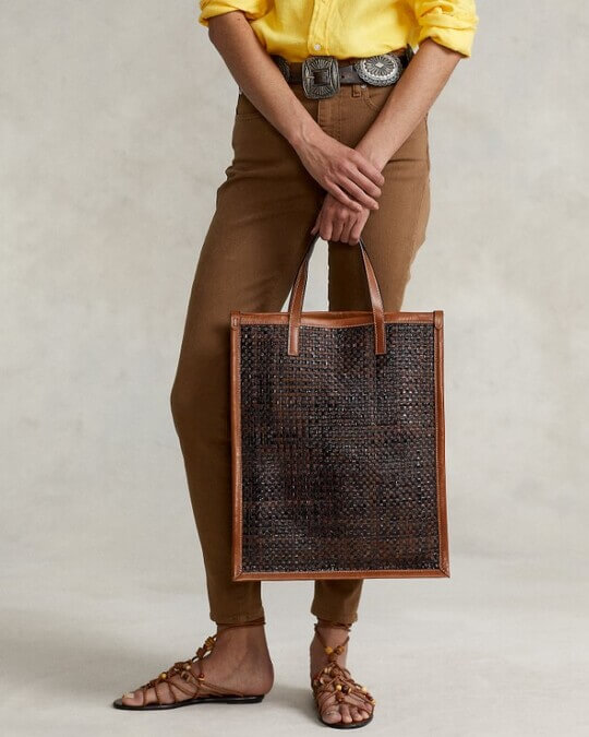 Shopper with Ralph Lauren jeans