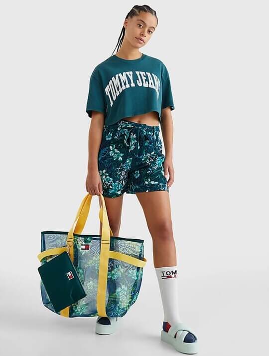 Tommy Hilfiger Transparent Shopper with Shorts
