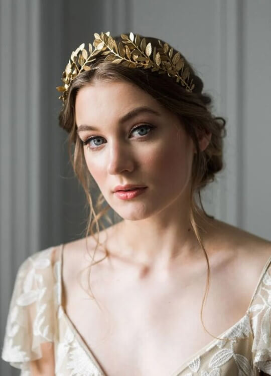 An antique-style tiara