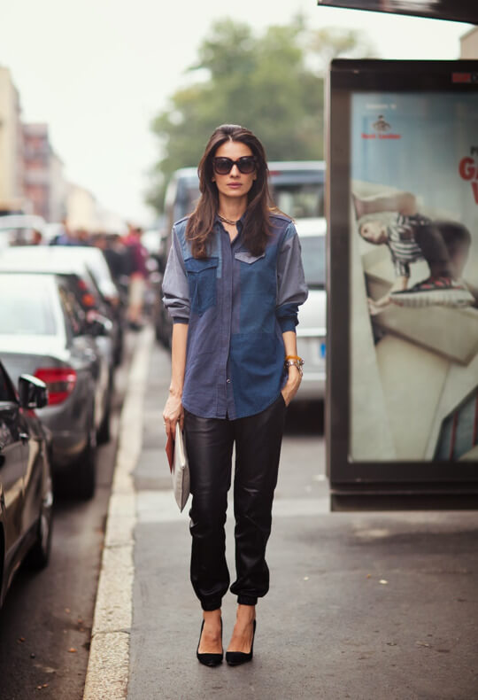 Joggers with a long shirt
