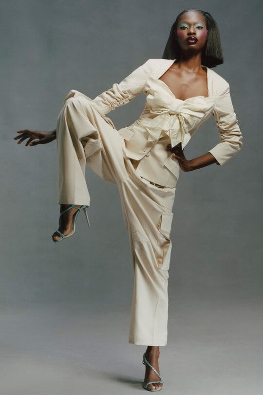 Women's complex cut blazer by Christopher John Rogers