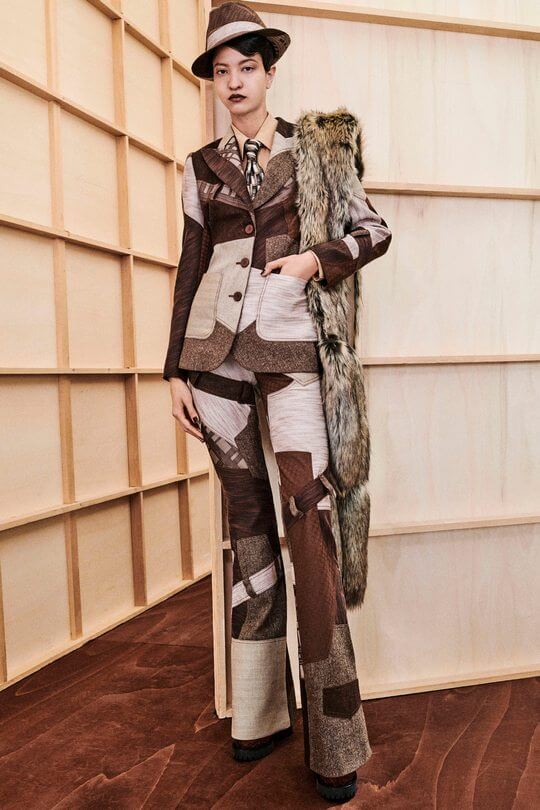 A jacket from Moschino's fall collection