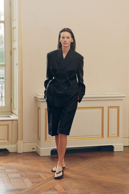 Classic women's double-breasted jacket by The Row
