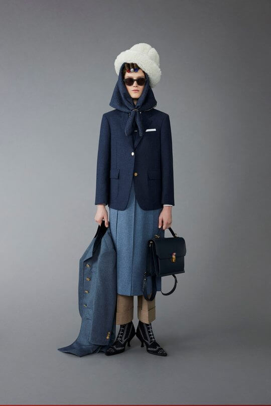 Classic women's jacket Thom Browne 2023 collection