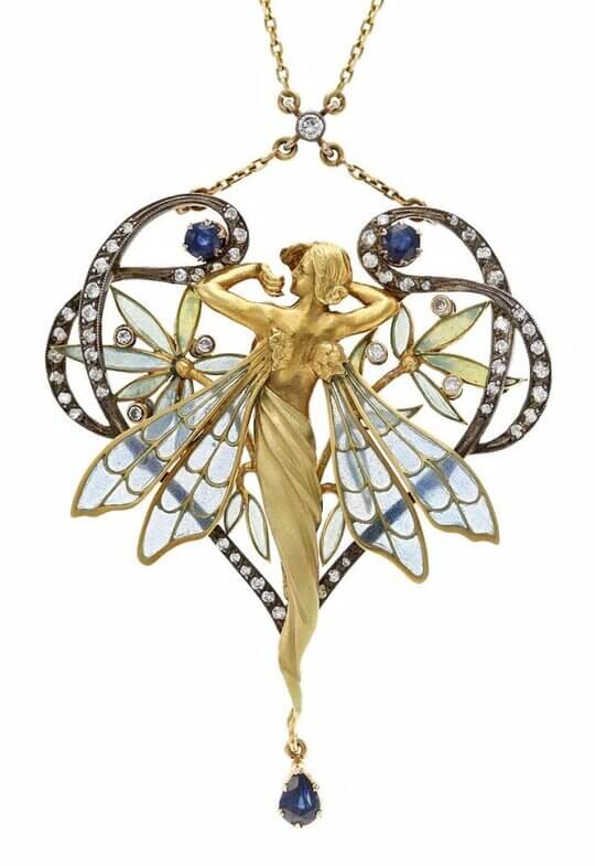 Art Nouveau pendant