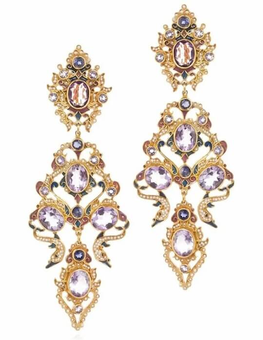 Rococo style jewelry