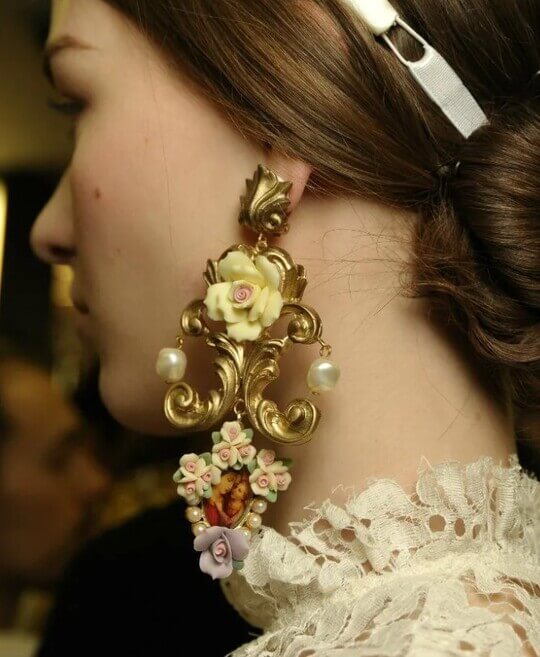 Baroque earrings