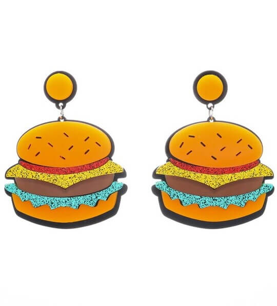 Pop art earrings