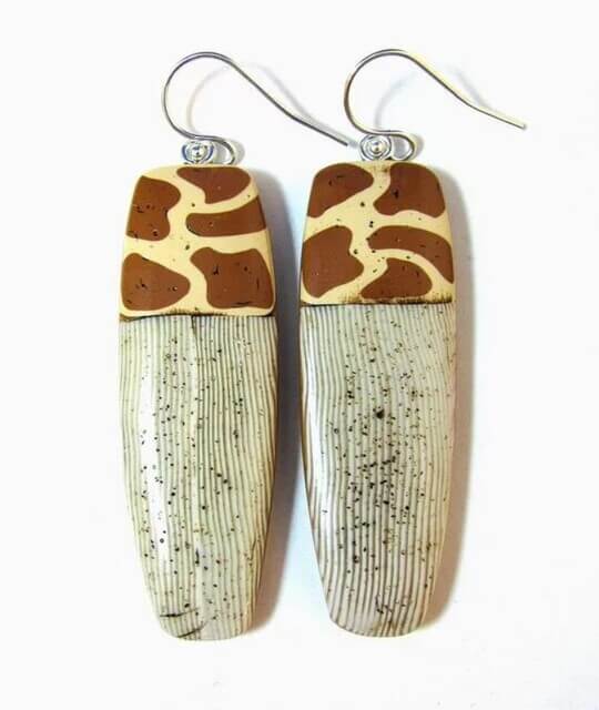 Safari-style earrings