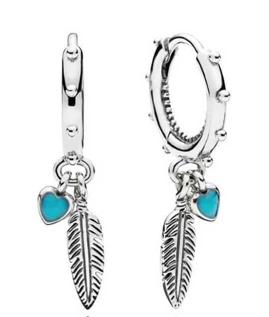 PANDORA hippie style earrings
