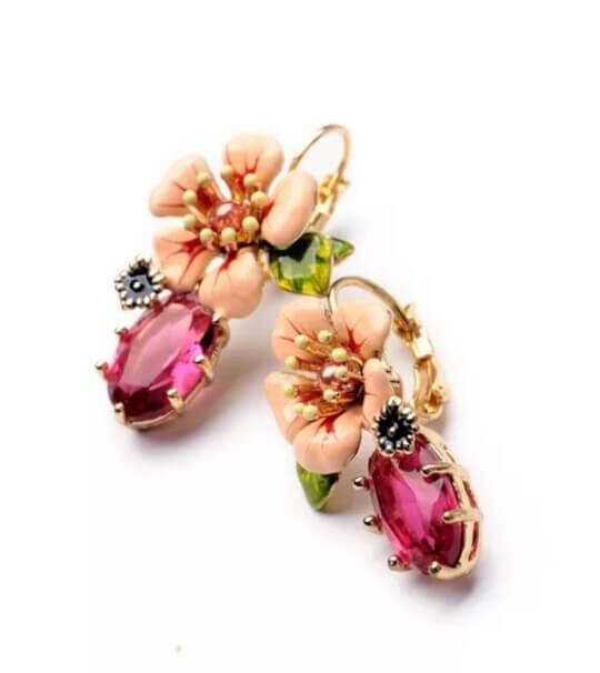Provence style earrings