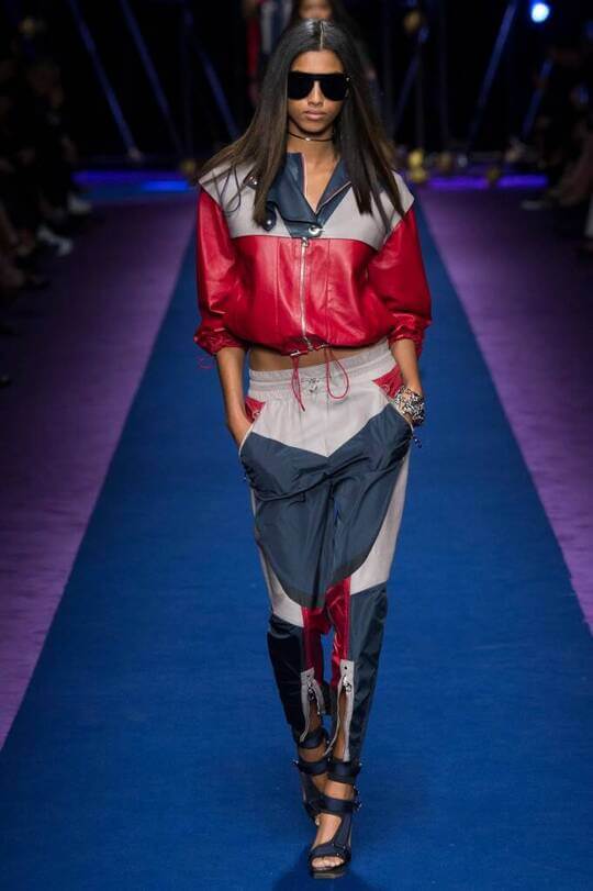 Versace fashion show - the look with joggers
